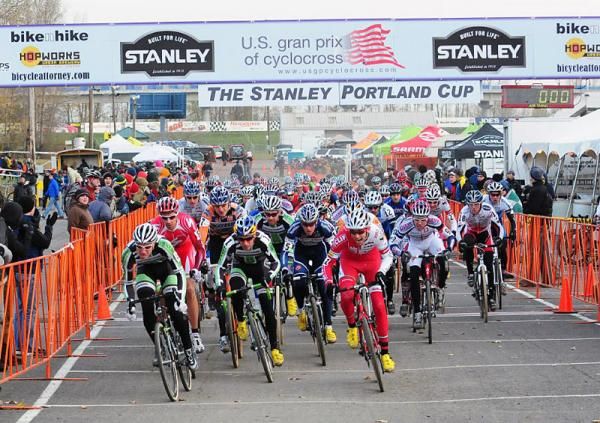 The fast and furious start of the men's event at the 2009 Stanley Portland Cup.