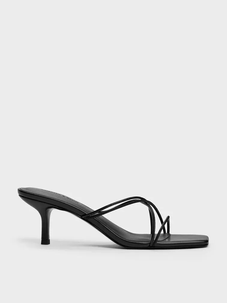 Charles & Keith, Strappy Heeled Sandals