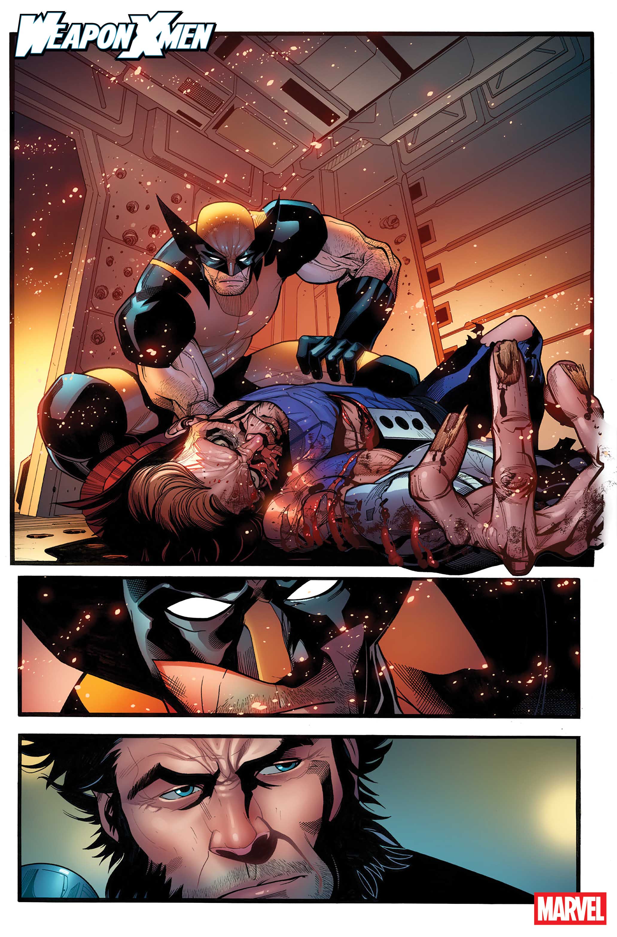 Arte de Arma X-Men #1.