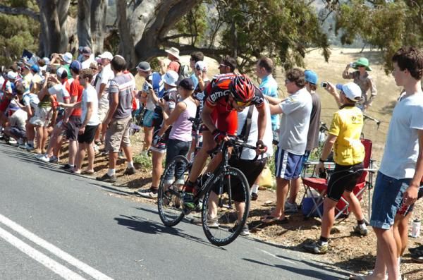Alessandro Ballan (BMC Racing Team) has a dig