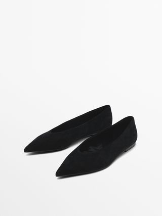 Ballet Flats With Pointed Toe