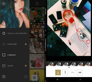 VSCO cam allows you to create a profile and edit your photos all in one.