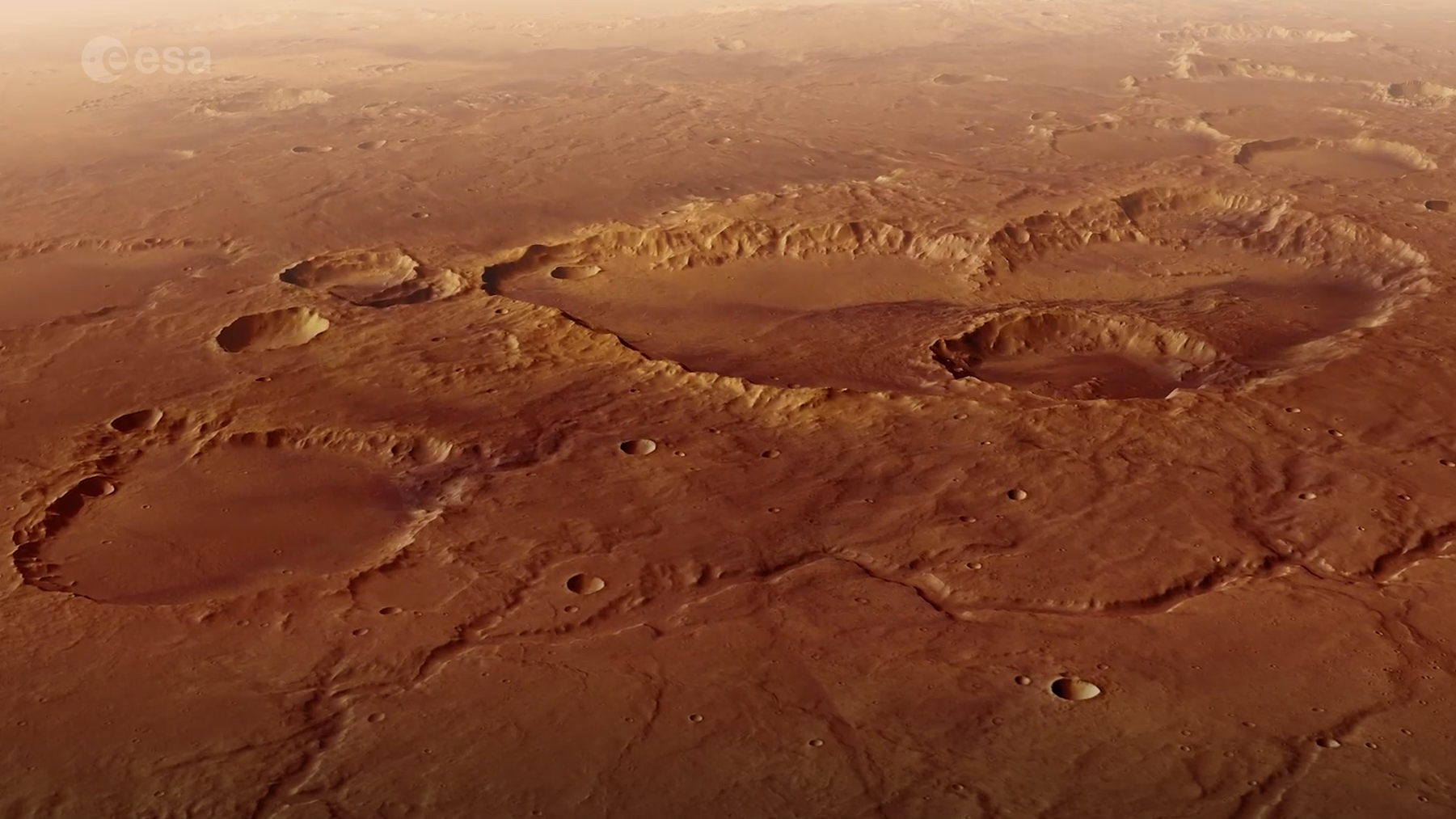Mars Express orbiter captures detailed new video of the crater where Mark Watney was stranded in 