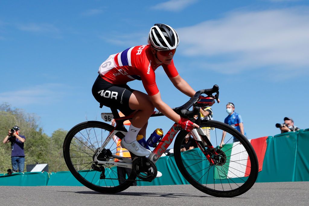 Susanne Andersen (Norway) in the women's road race 2020 UCI Road World Championships