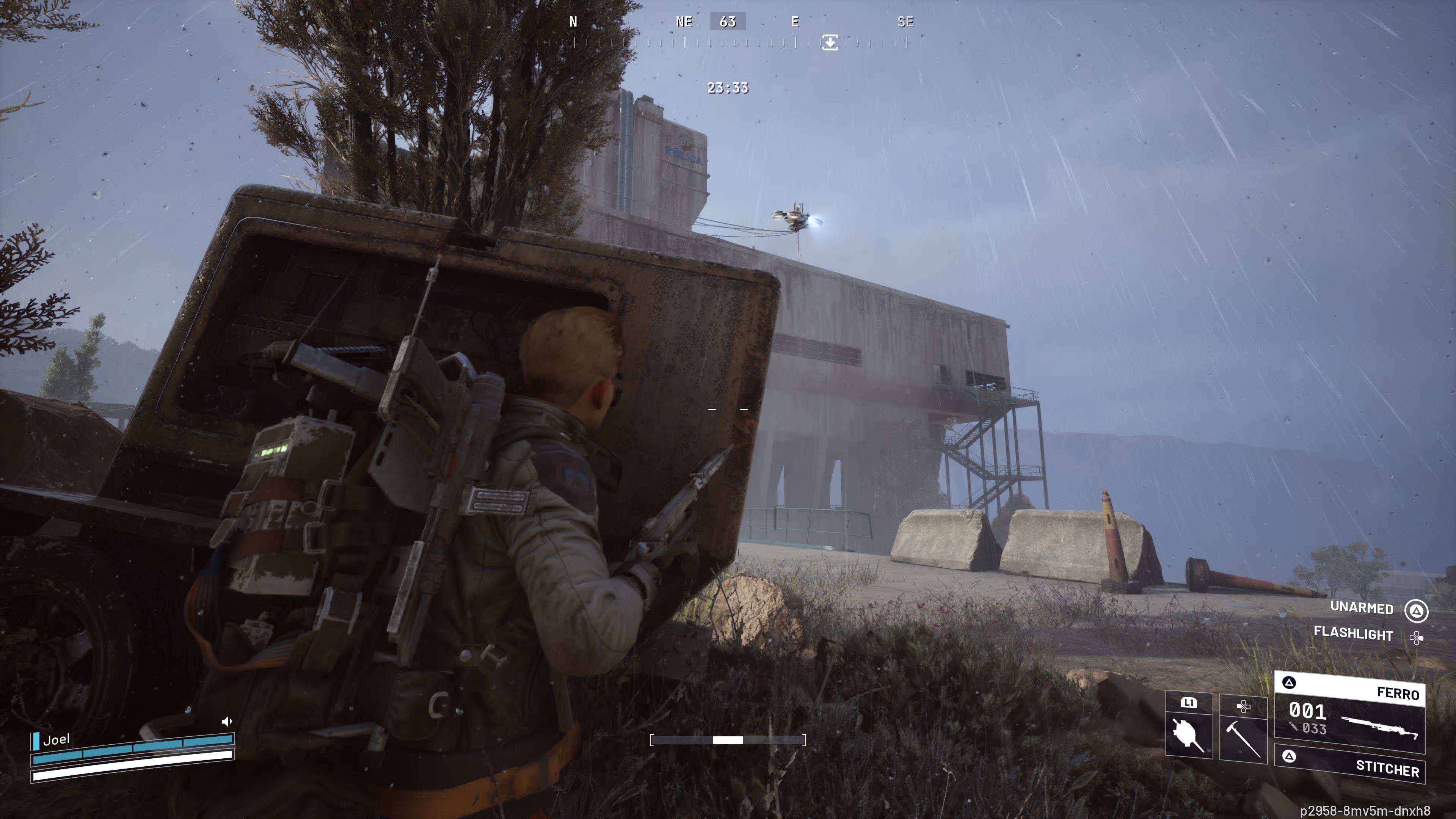 A player waits for the moment to strike from behind cover in Arc Raiders