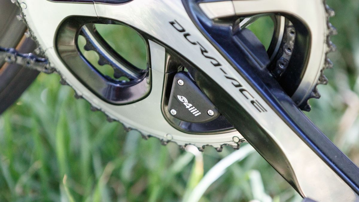 Canadian tech company, 4iiii, are now in the WorldTour. Note the prototype driveside power meter. We covered this in detail last week
