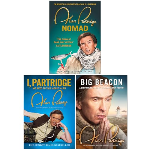 Alan Partridge Collection 3 Books Set (nomad, I Partridge We Need to Talk About Alan &amp;amp; Big Beacon)