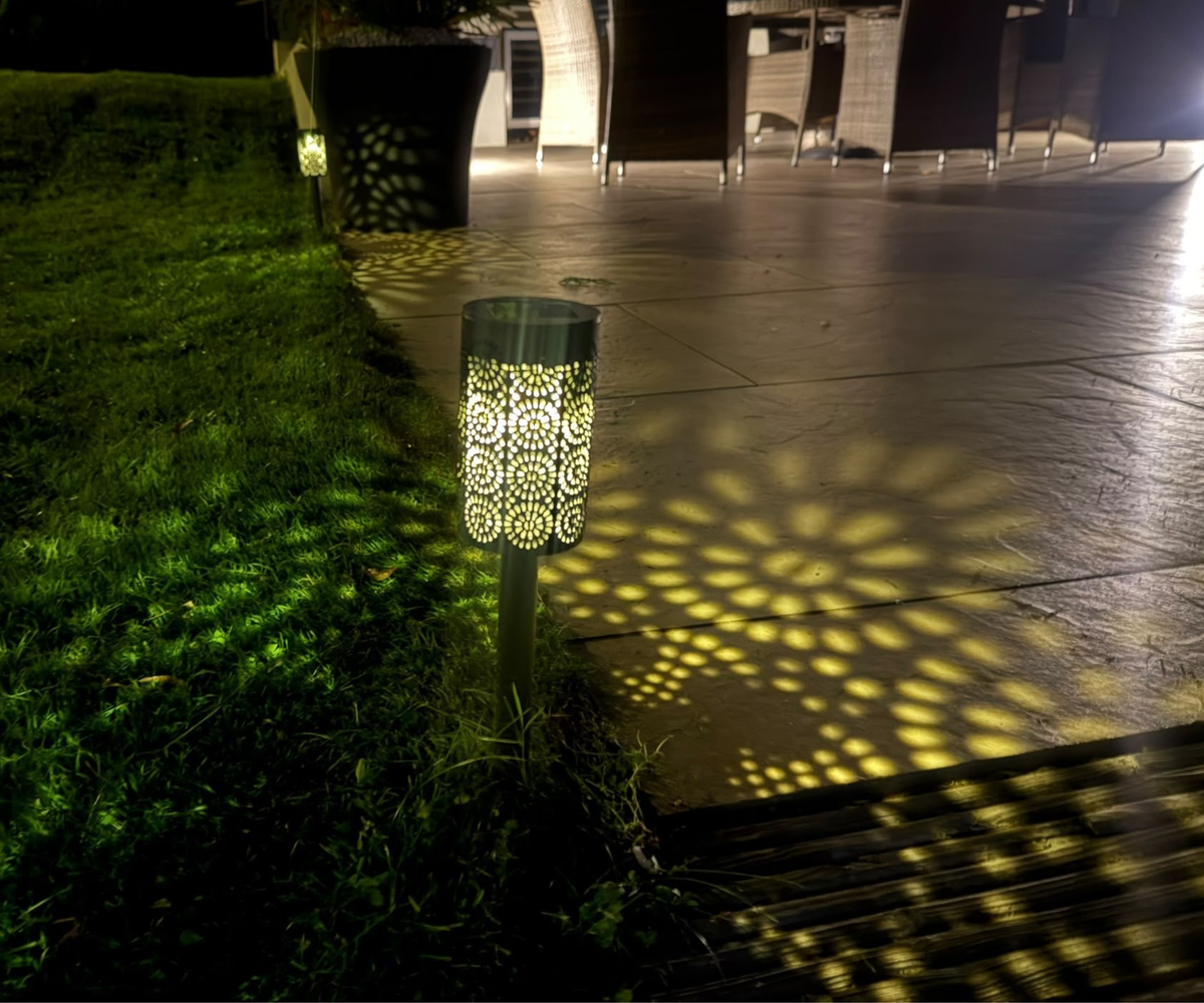 Moroccan Solar Stake Lights