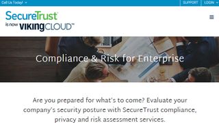 SecureTrust website screenshot