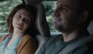 Lewis and Rachel in the car Pet Sematary