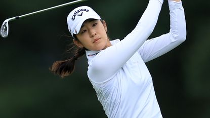 Andrea Lee at the AIG Women's Open