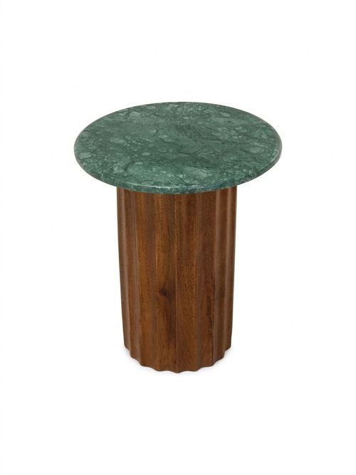 Jude Fluted Marble Side Table