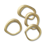 Flow napkin rings from 2Modern
