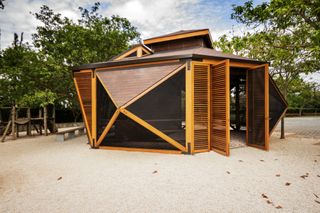 Timber pavilion