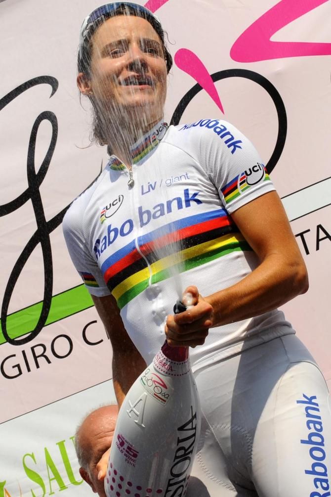 Marianne Vos (Rabobank LivGiant) picked up her third victory in the 2013 edition