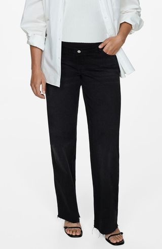 Over the Bump Wide Leg Maternity Jeans