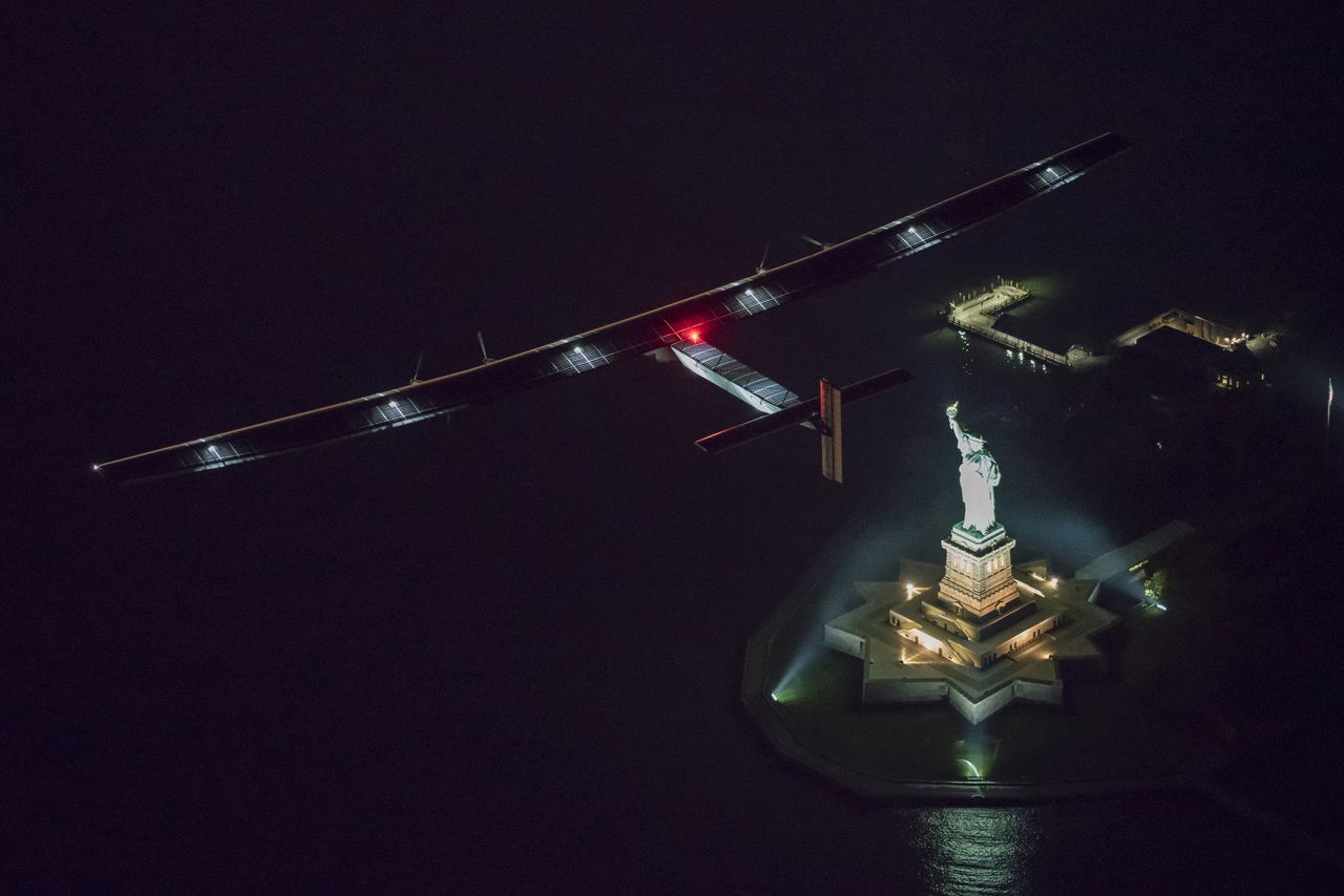 Solar-powered airplane Solar Impulse 2