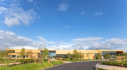 The Welcome Building RHS Garden Bridgewater by Hodder + Partners