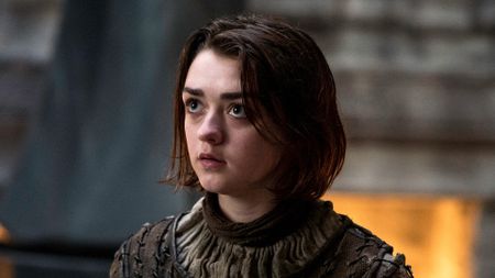 Maisie Williams as Arya Stark in Game of Thrones