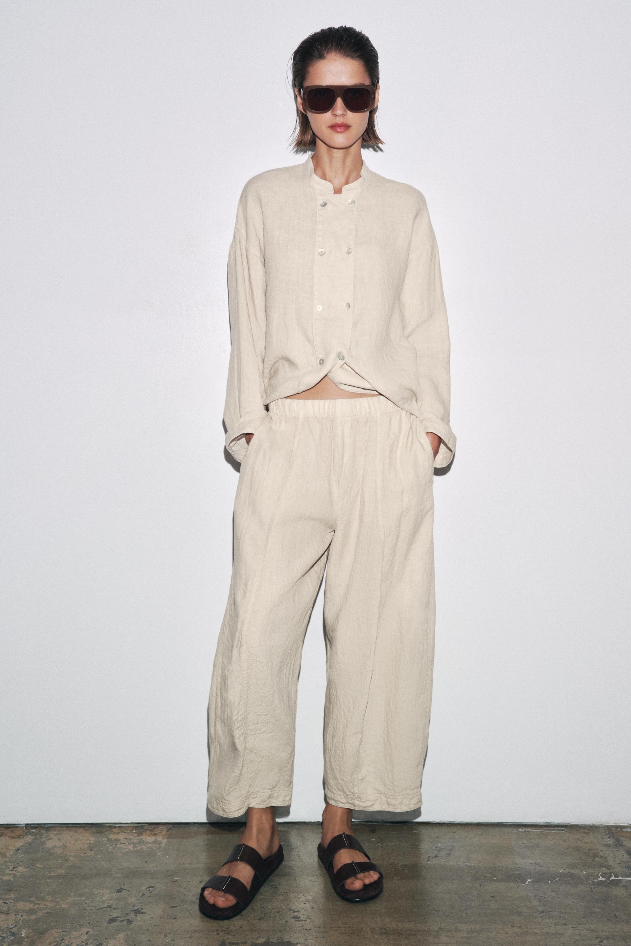 Linen Trousers Zw Collection