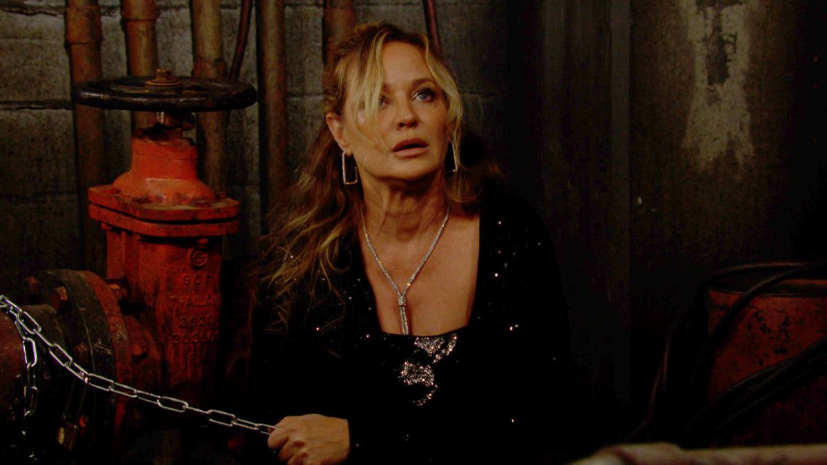 Sharon Case as Sharon chained up in The Young and the Restless