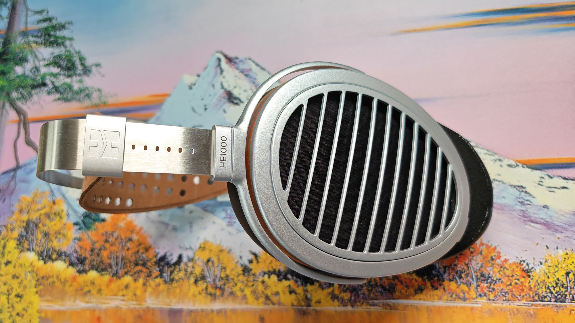 The HiFiMan HE1000 audiophile headphones.