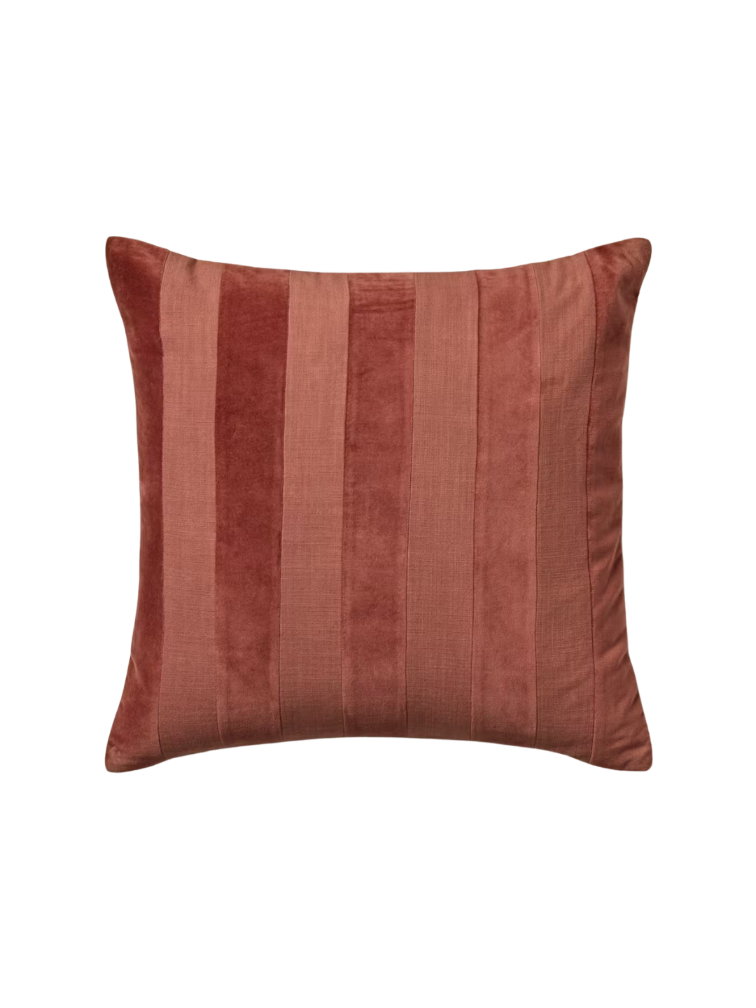a red striped pillow