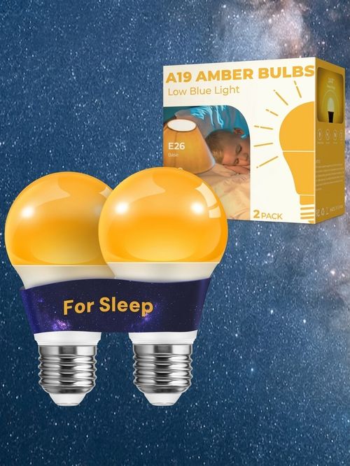 Sleep Aid Amber Light Bulbs