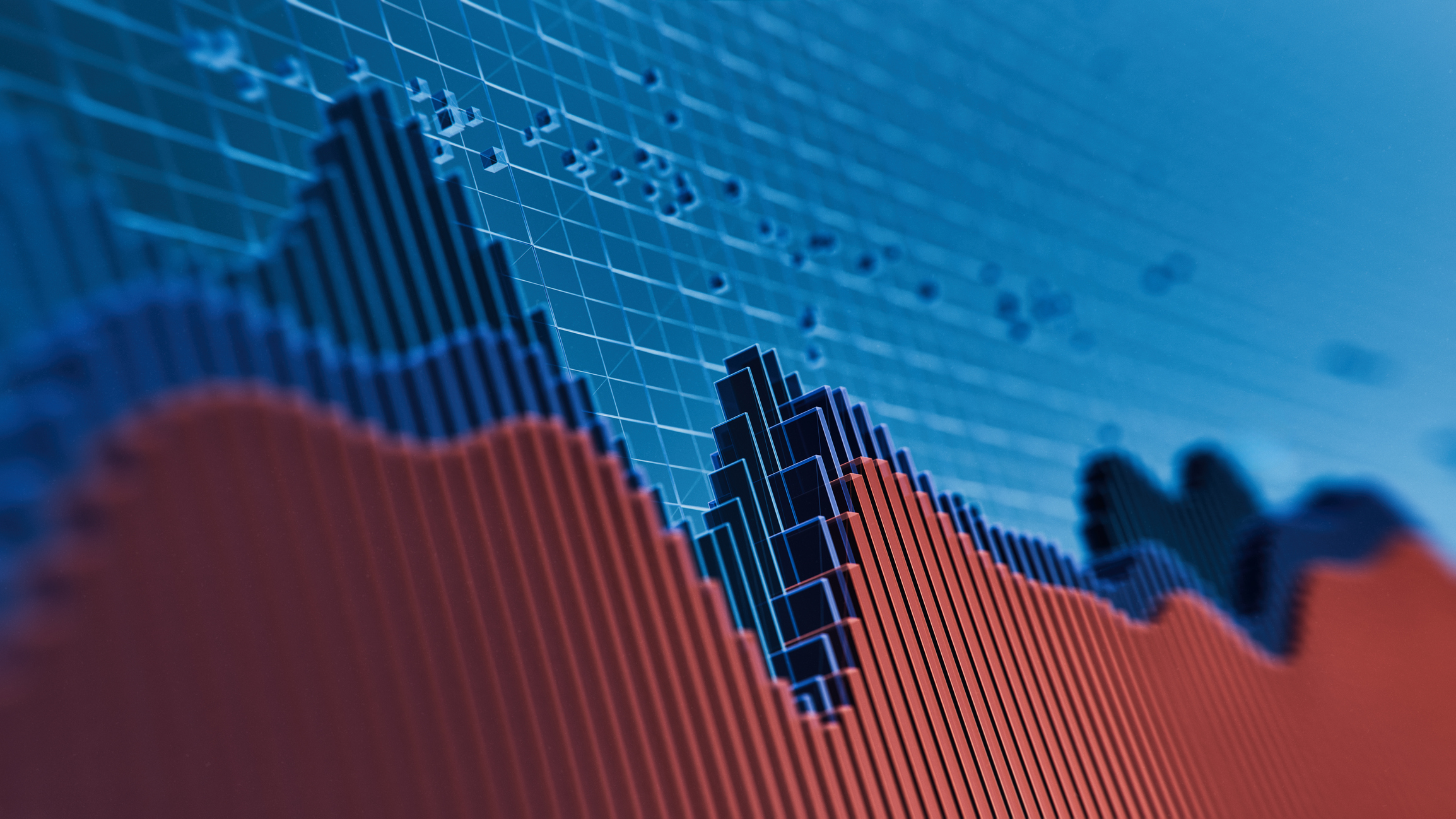 Abstract fintech concept