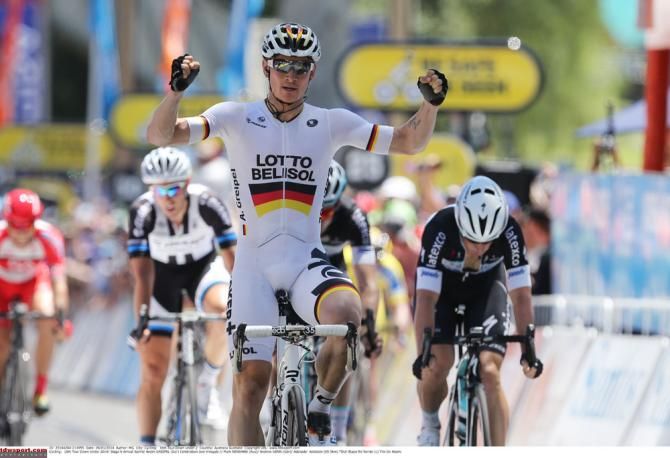Andre Griepel (Lotto) wins the final stage of the Tour Down Under