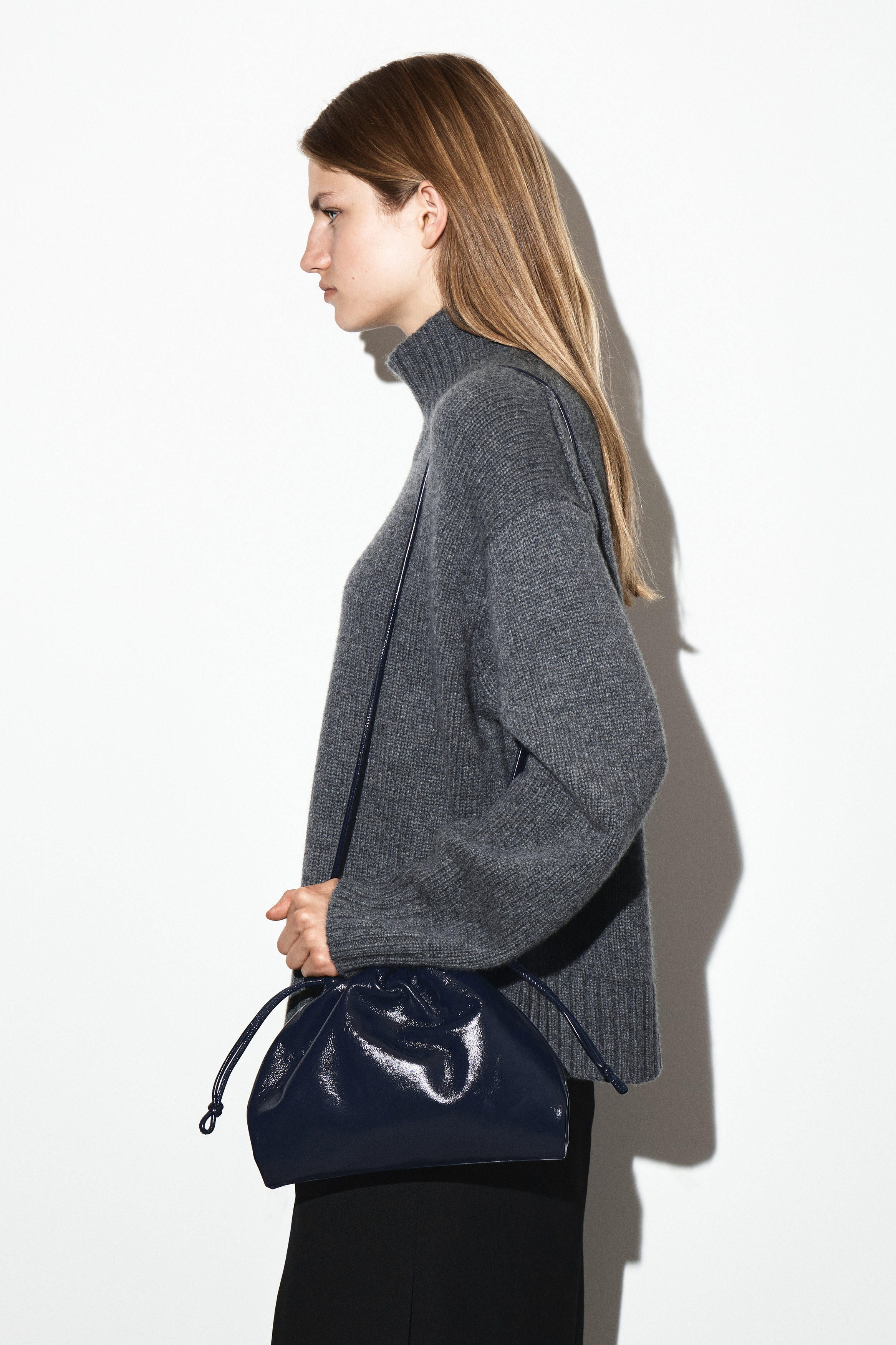 Mini Cavatelli Clutch Bag - Leather