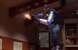 The new design of Team Fortress 2 looks very much like an animated movie and gives its characters, such as Demoman, a more distinct and colorful look.