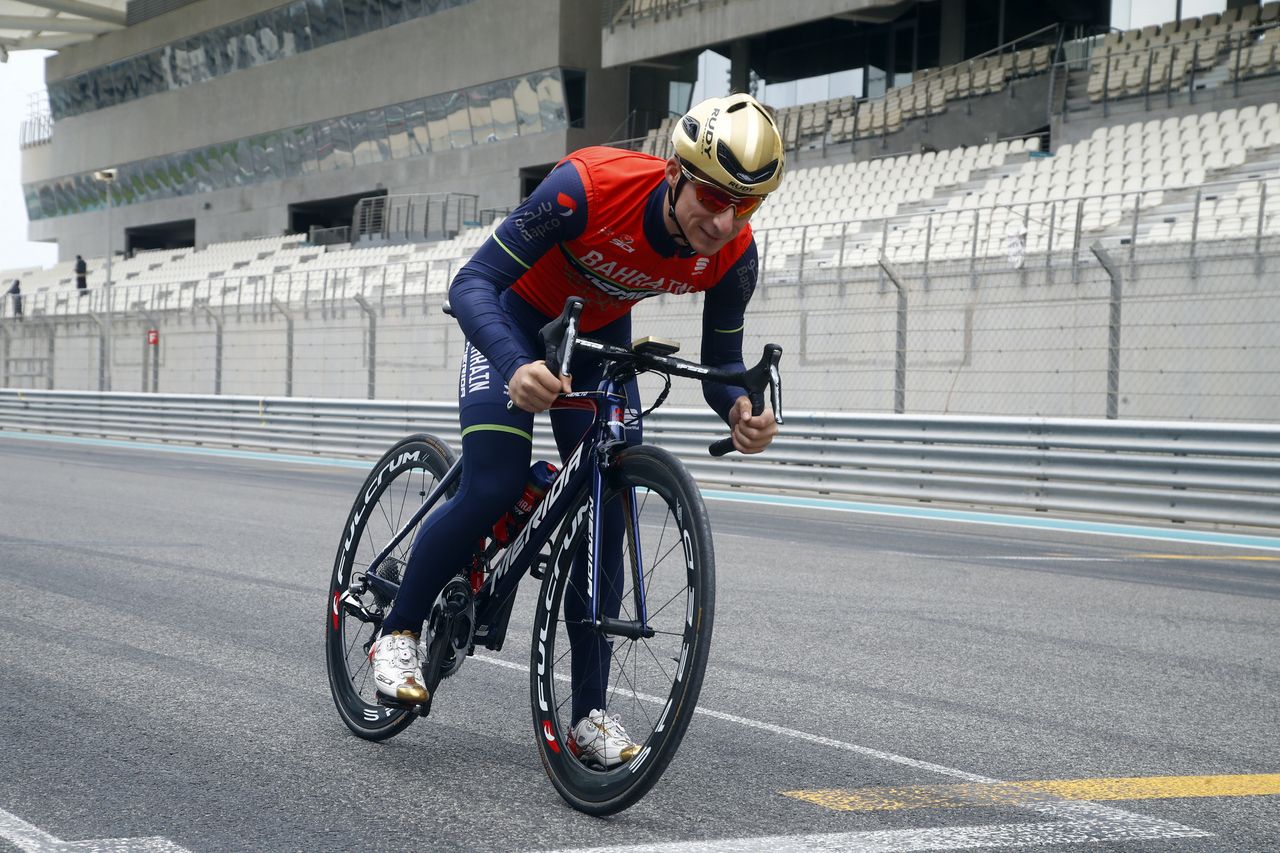 Niccolo Bonifazio on the Yas Marina circuit