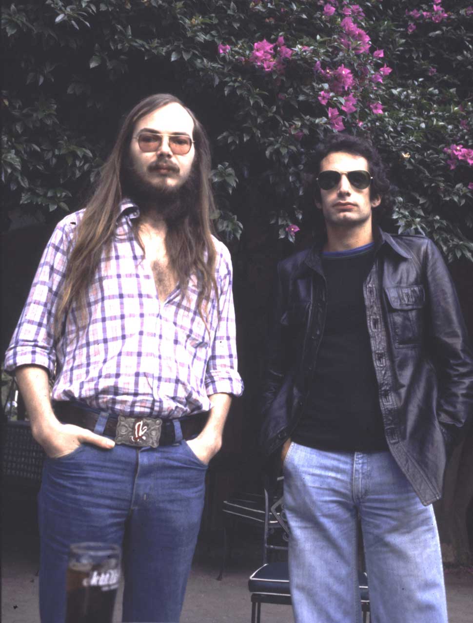 Steely Dan&amp;rsquo;s Walter Becker and Donald Fagen, in a photograph from 1977.