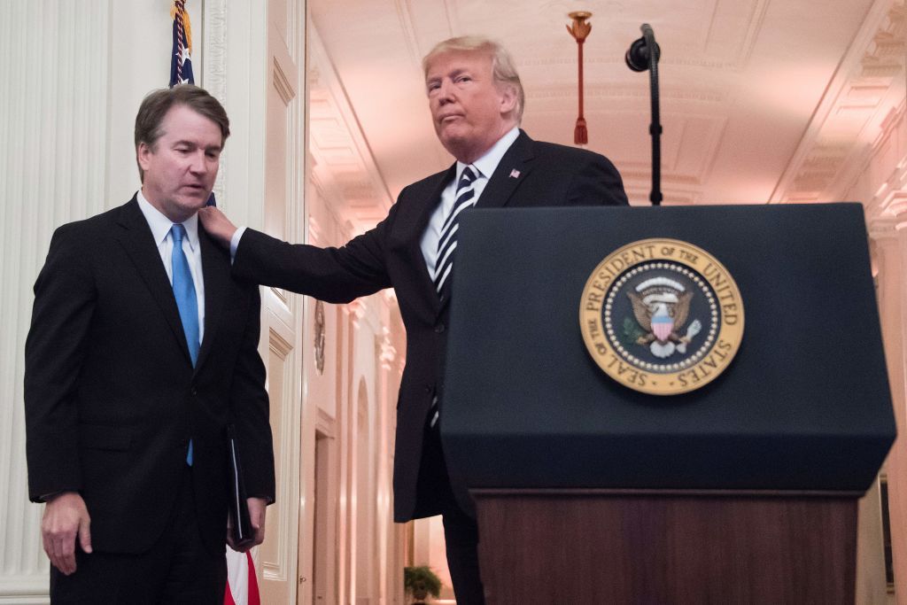 President Trump and Supreme Court Justice Brett Kavanaugh