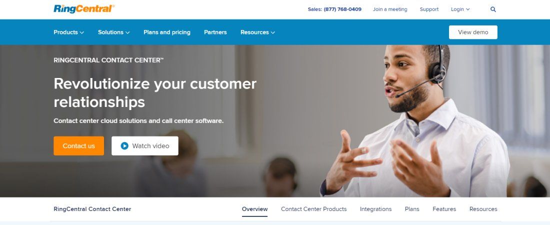 RingCentral Contact Center