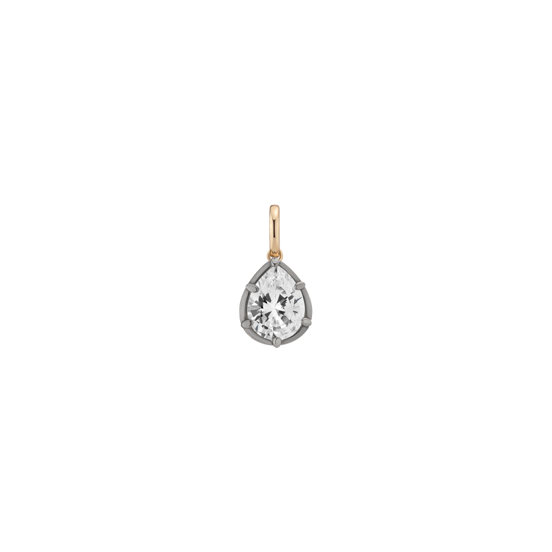 Aurate X Molly Dickson: Pear Georgian Pendant