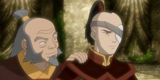 Zuko and Iroh in his flashback in Avatar: The Last Airbender.