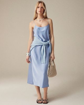 Gwyneth Slip Dress in Luster Charmeuse