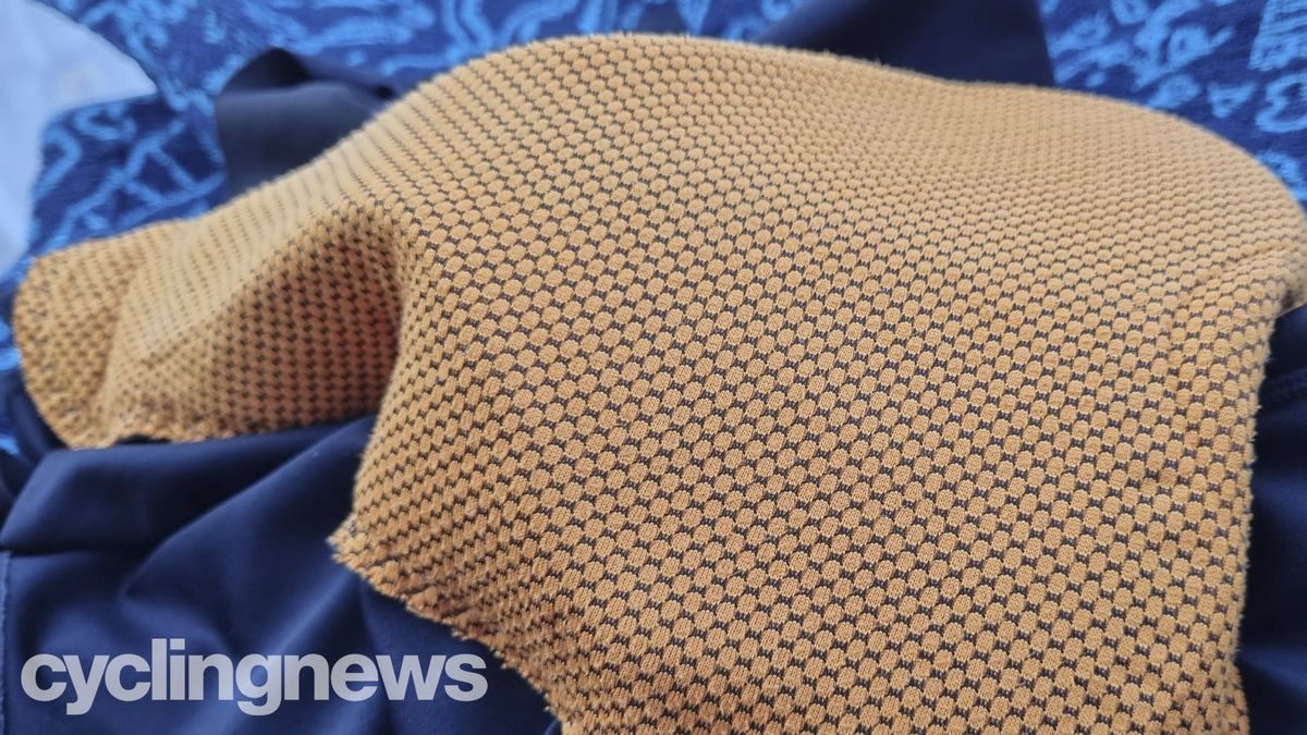 Close up of the chamois pad in the Pearl Izumi Women's Expedition Shorts