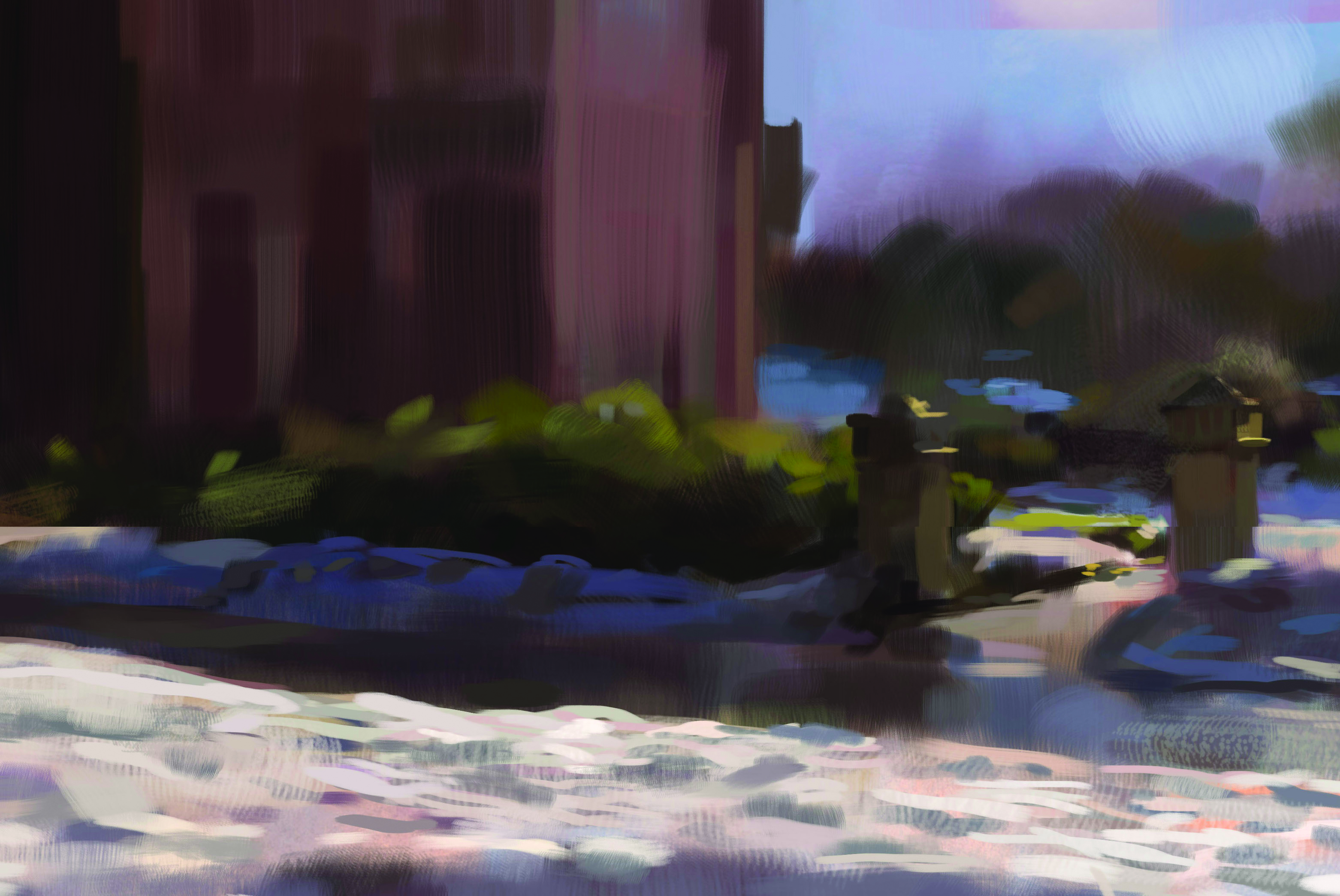Photoshop plein air painting tutorial