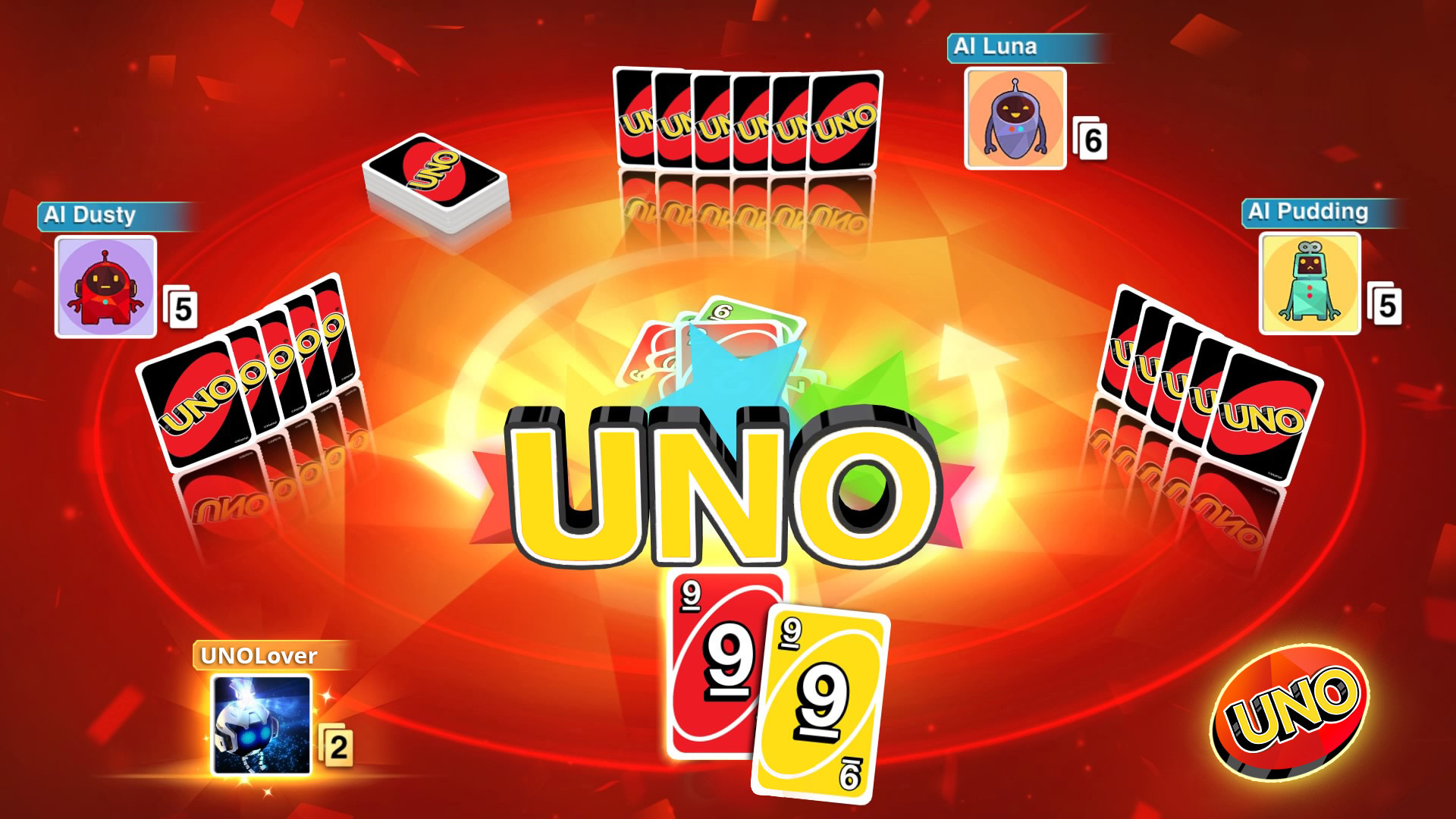 A screenshot of Uno by Ubisoft.