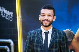 Justice Smith at the premiere of Detective Pikachu.