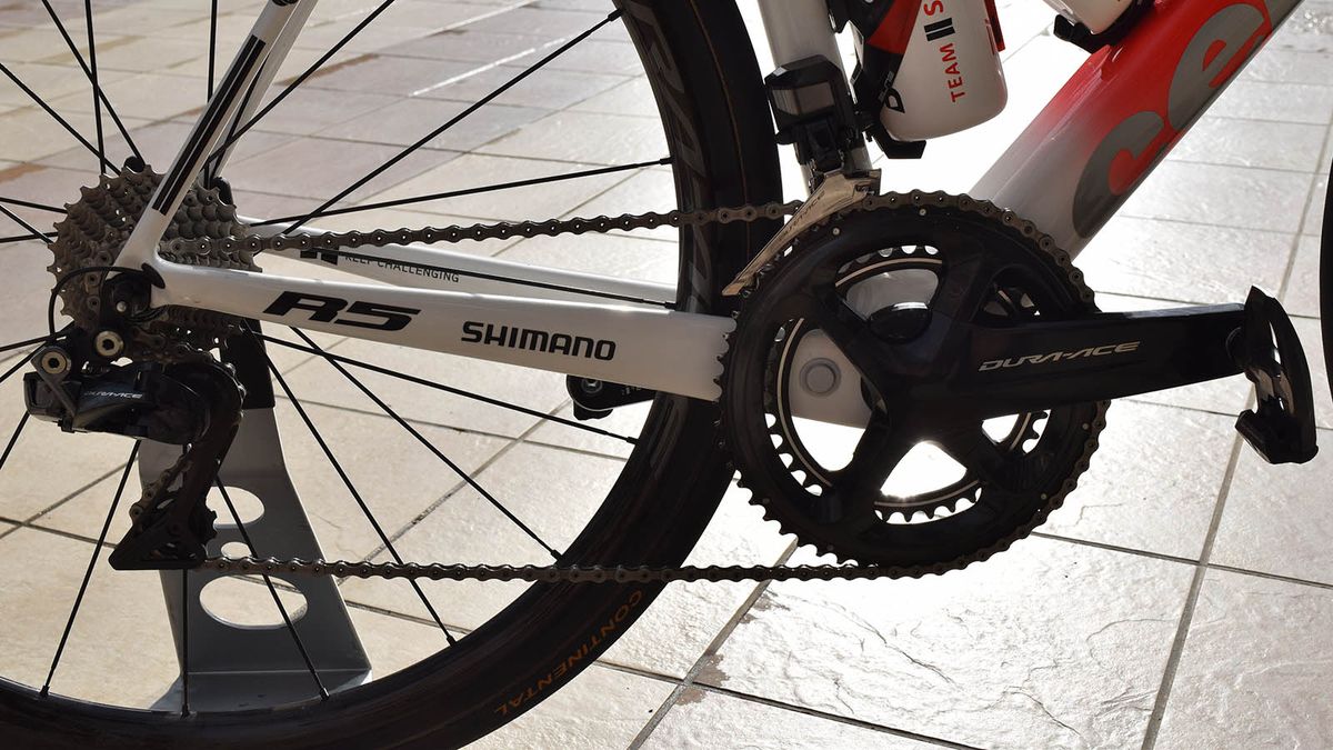 Like last season's Giants, Team Sunweb are using Shimano Dura-Ace R9100 series drivetrains