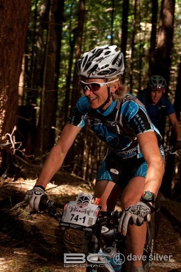 A rider on stage five.