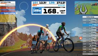 Use ERG mode during Zwift workouts to pace efforts