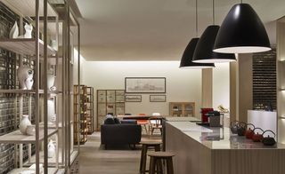 The pair have always incorporated refined dining spaces within their retail projects