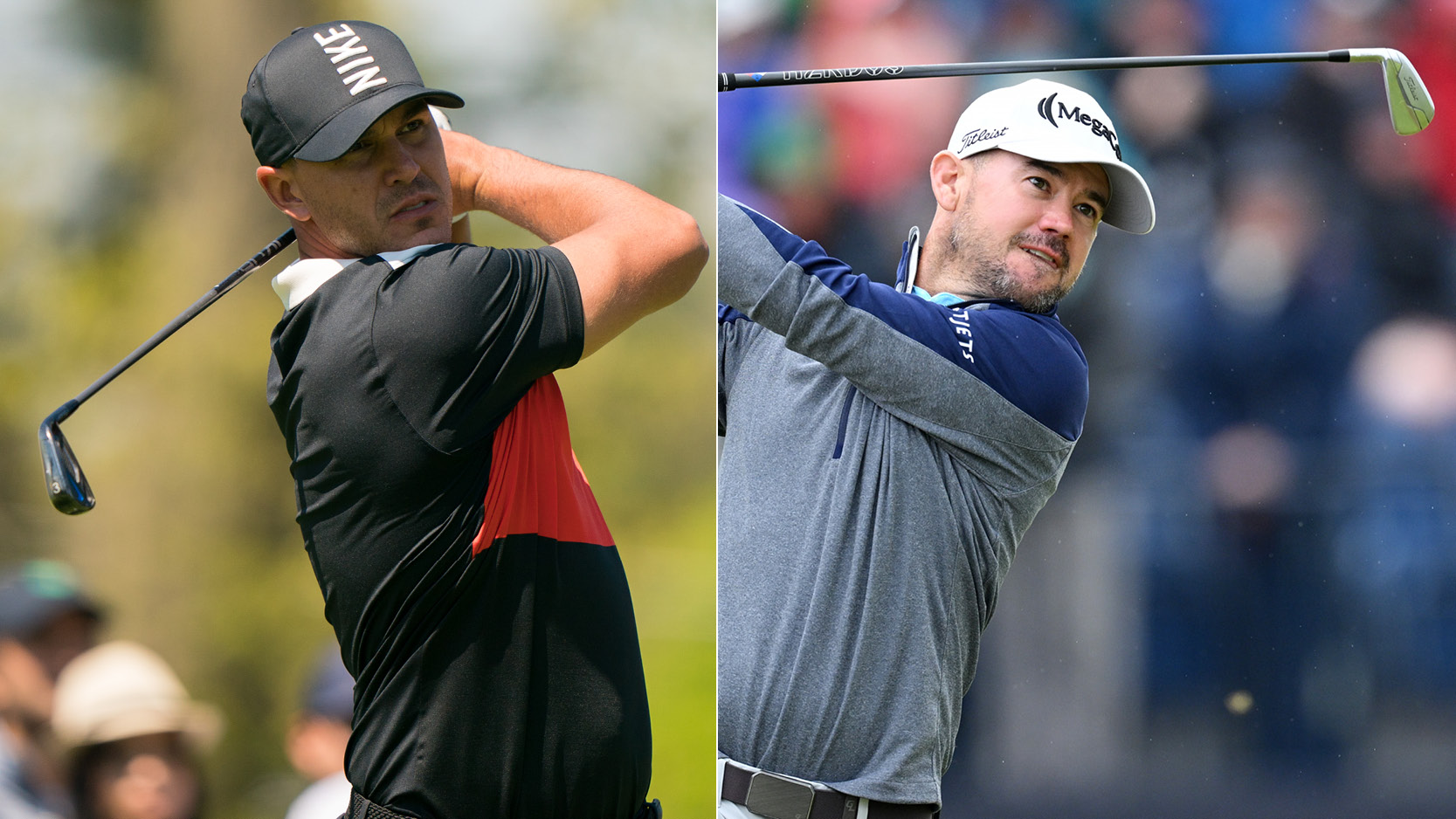 Brooks Koepka and Brian Harman hit utility irons