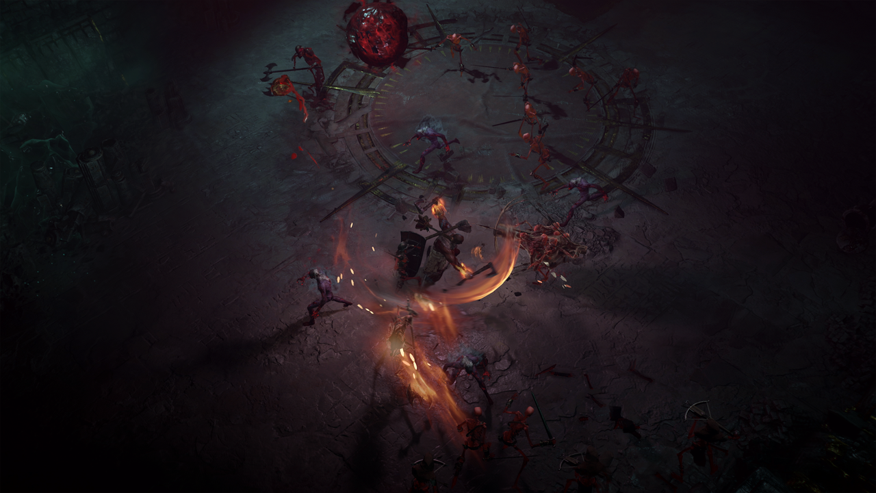 Diablo 4 season 2 screenshot of a character using a new Vampiric Power