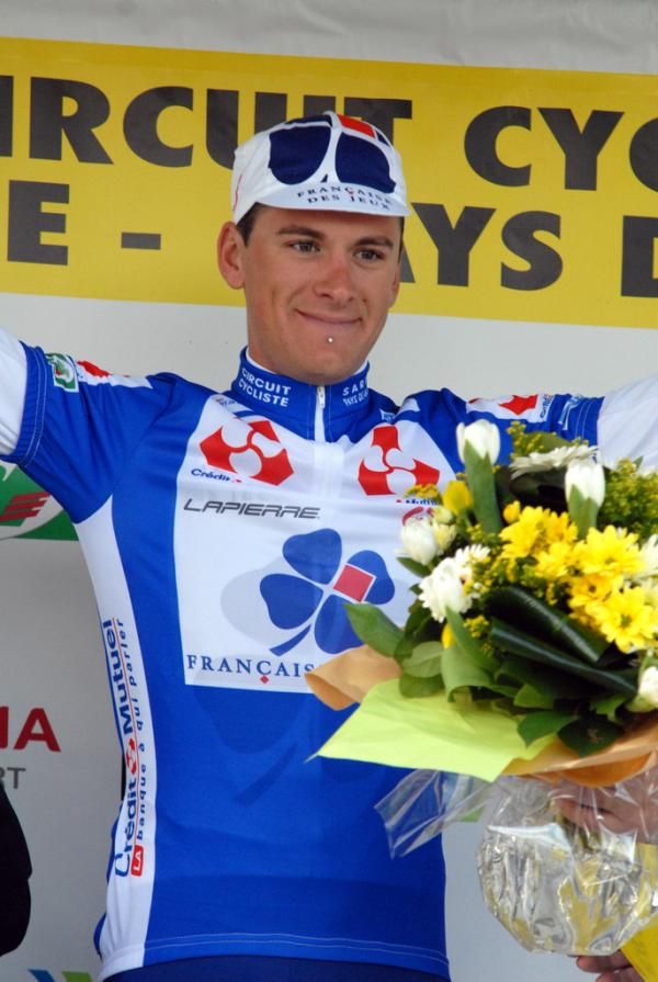 Anthony Roux (Francaise des Jeux) in the fair play jersey.